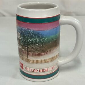 Vintage Miller High Life Holiday Beer Mug